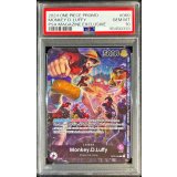 〔PSA10鑑定済〕モンキー・D・ルフィ(英語版/illust:tatsuya)【L】{OP05-060}