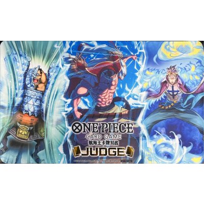 画像1: 〔状態A-〕プレイマット『ニューゲート＆マルコ＆ジョズ(JUDGE/中国版)』【サプライ】{-}