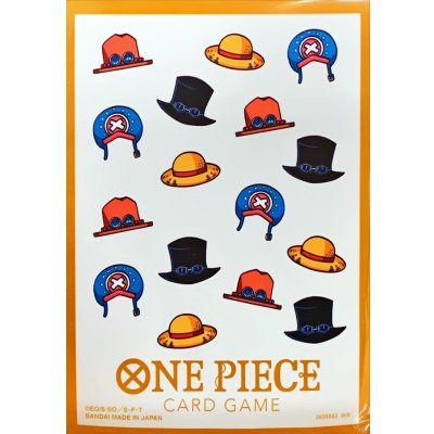 画像1: スリーブ『帽子総柄(オフィシャルカードスリーブ 13)』70枚【サプライ】{-}