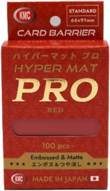 KMCハイパーマットプロ レッド 100枚 (66×91)【サプライ】{-}