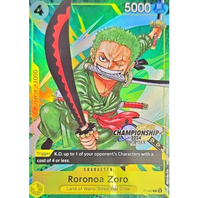 画像1: 〔状態A-〕ロロノア・ゾロ(英語版/CS2024)【P】{P42}