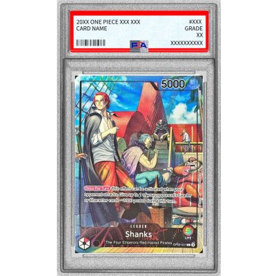 画像1: 〔PSA10鑑定済〕シャンクス(英語版/illust:SENNSU)【L】{OP09-001}