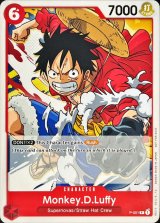 モンキー・D・ルフィ(未開封/英語版/白枠/アニメイラスト)【P】{P-001}