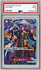 〔PSA10鑑定済〕キッド&キラー(パラレル/SP/和柄/illust:Katsuo Tadano)【SP】{EB01-003[OP14]}