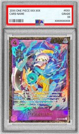 〔※状態難/PSA10鑑定済〕トラファルガー・ロー(英語版/illust:Bashikou)【SR】{ST10-010}