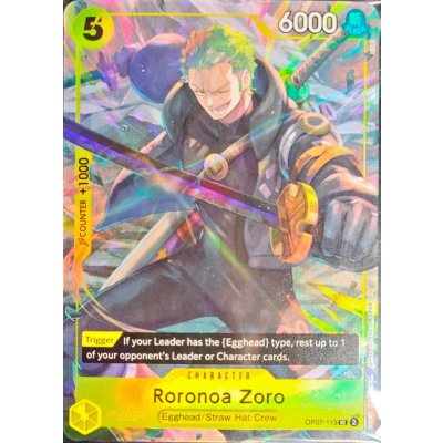 画像1: 〔状態A-〕ロロノア・ゾロ(未開封/英語版/llust:BISAI)【UC】{OP07-113}
