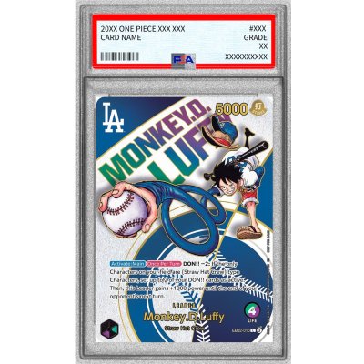 画像1: 〔PSA9鑑定済〕モンキー・D・ルフィ(英語版/ドジャース)【L】{EB02-010}