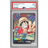 〔PSA10鑑定済〕ドン!!カード(英語/2本指ピース/CS2024ワールドファイナル/モンキー・D・ルフィ)【-】{-}