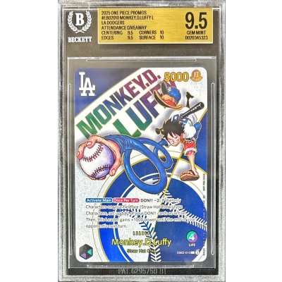 画像1: 〔BGS9.5鑑定済〕モンキー・D・ルフィ(英語版/ドジャース)【L】{EB02-010}
