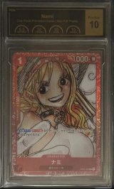 〔PCG10鑑定済〕ナミ(foil/赤枠/漫画絵)【C】{ST01-007}