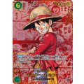 モンキー・Ｄ・ルフィ(レッドパラレル/漫画背景/漫画絵)【SEC/SP】{OP13-118}