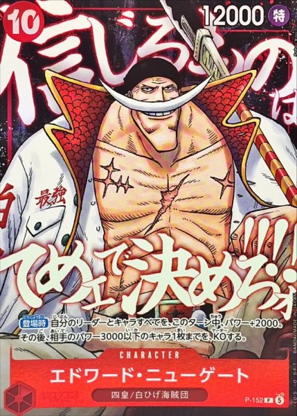 画像1: 〔状態A-〕エドワード・ニューゲート(illust:Sohei Koji)【P】{P-152} (1)