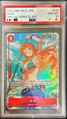 PSA10鑑定済〕ナミ(パラレル/illust:Anderson)【L/P】{OP03-040}