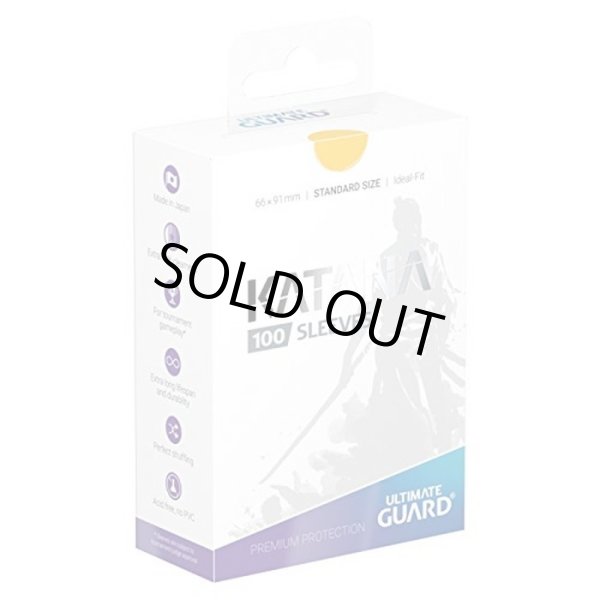 画像1: 『KATANASleevesStandardSize(黄)』100枚入り【サプライ】{-} (1)