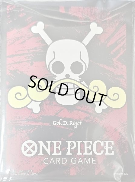 画像1: 〔状態A-〕スリーブ『ゴール・D・ロジャー(海賊旗/リミテッドカードスリーブ プレミアムマットvol.3)』70枚【サプライ】{-} (1)