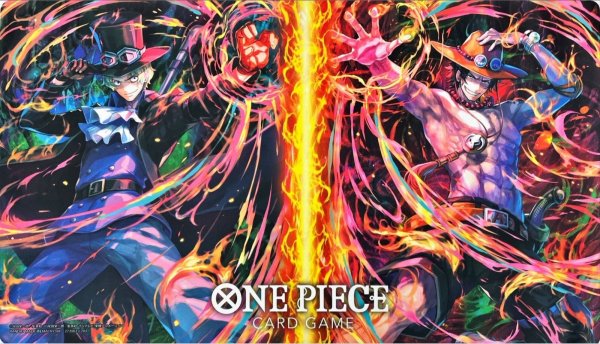 画像1: プレイマット『エース&サボ(オフィシャルプレイマット)』【サプライ】{-} (1)
