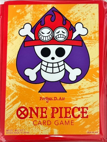 画像1: スリーブ『ポートガス・D・エース(海賊旗/リミテッドカードスリーブ プレミアムマットvol.4)』70枚【サプライ】{-} (1)