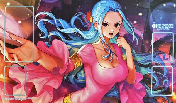 画像1: プレイマット『[カードなし]ネフェルタリ・ビビ(オフィシャルプレイマット)』【サプライ】{-} (1)