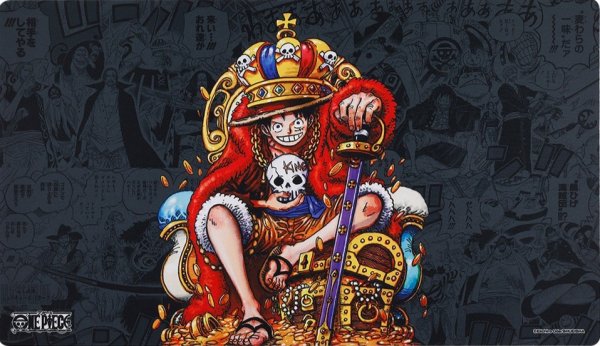 画像1: プレイマット『モンキー・D・ルフィ(王冠/ジャンプフェスタ2026)』【サプライ】{-} (1)