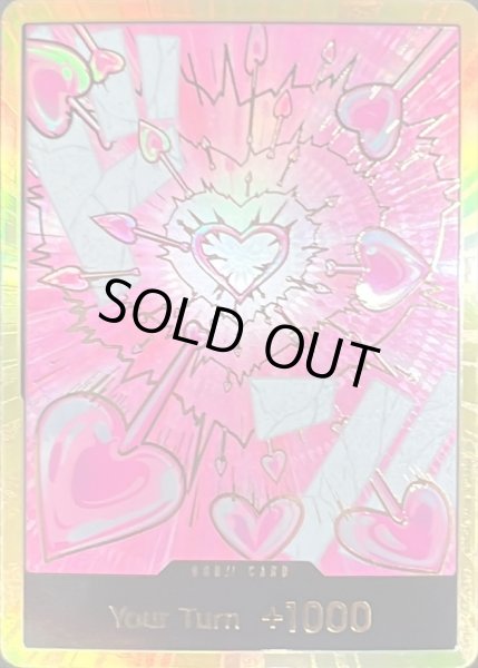 画像1: ドン!!カード(英語版/金枠/ピンクハート/ハンコック)【-】{-} (1)