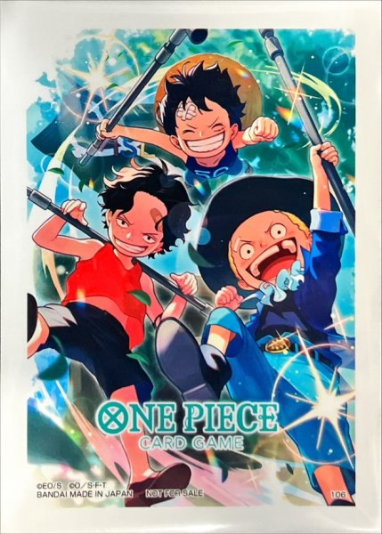 画像1: スリーブ『エース＆サボ＆ルフィ(プロモーションスリーブ2026)』10枚【サプライ】{-} (1)