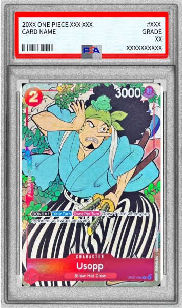 画像1: 〔PSA10鑑定済〕ウソップ(英語版/illust:Ono Tako)【R】{OP01-004} (1)