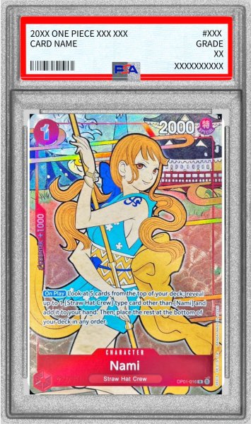 画像1: 〔PSA10鑑定済〕ナミ(英語版/illust:Ono Tako)【R】{OP01-016} (1)
