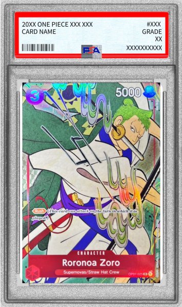画像1: 〔PSA10鑑定済〕ロロノア・ゾロ(英語版/illust:Ono Tako)【SR】{OP01-025} (1)