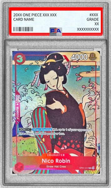 画像1: 〔PSA10鑑定済〕ニコ・ロビン(英語版/illust:Ono Tako)【R】{OP01-017} (1)