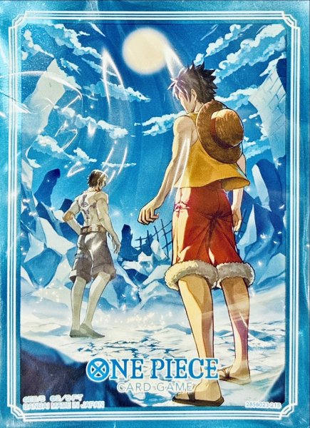 画像1: スリーブ『ルフィ&エース(オフィシャルカードスリーブ 15)』70枚【サプライ】{-} (1)