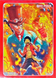 スリーブ『ポートガス・D・エース＆サボ(青背景/海外版)』10枚