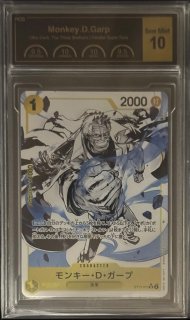 PSA10鑑定済〕モンキー・D・ガープ(パラレル/白黒版)【SR/P】{ST13-013}