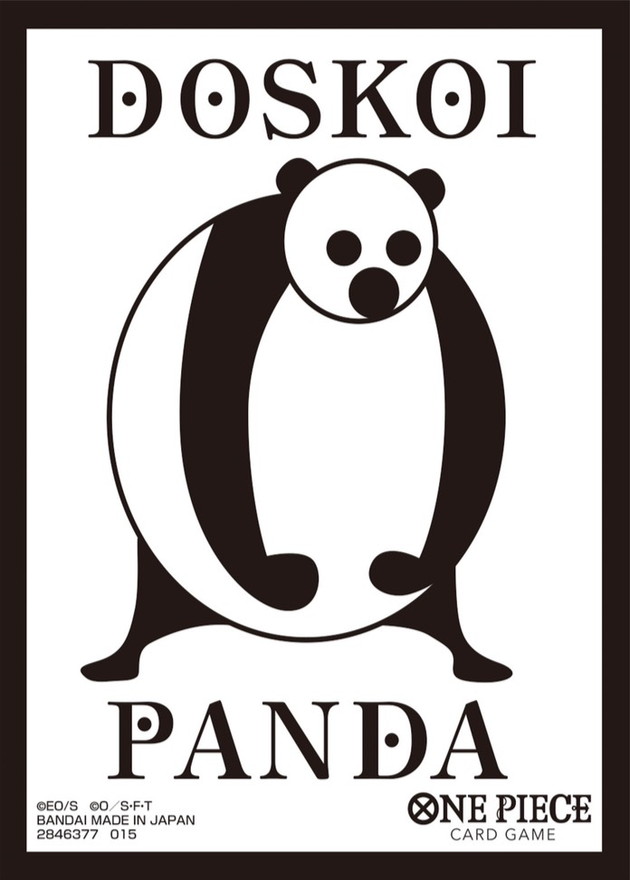 Doskoi PANDA スリーブ　セット スリーブ『DOSKOI PANDA(黒枠/BASE SHOPリミテッドカードスリーブ